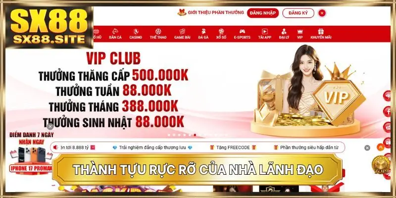 Thành tựu rực rỡ của nhà lãnh đạo