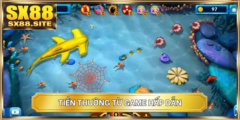 Tiền thưởng từ game hấp dẫn